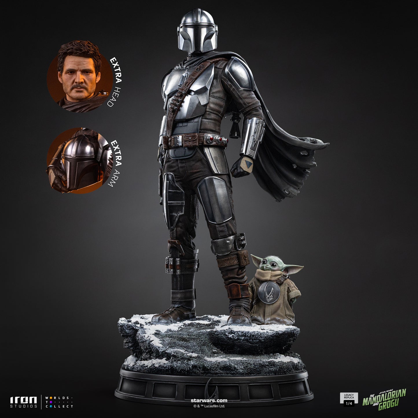 The Mandalorian and Grogu The Mandalorian and Grogu Movie 1/4 Scale Statue Pre-order