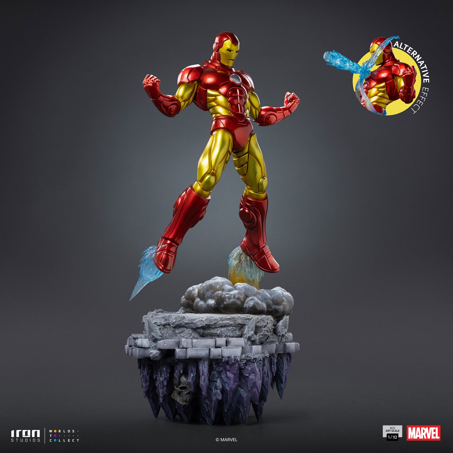 Iron Man Infinity Gauntlet Diorama 1/10 Scale Statue Pre-order