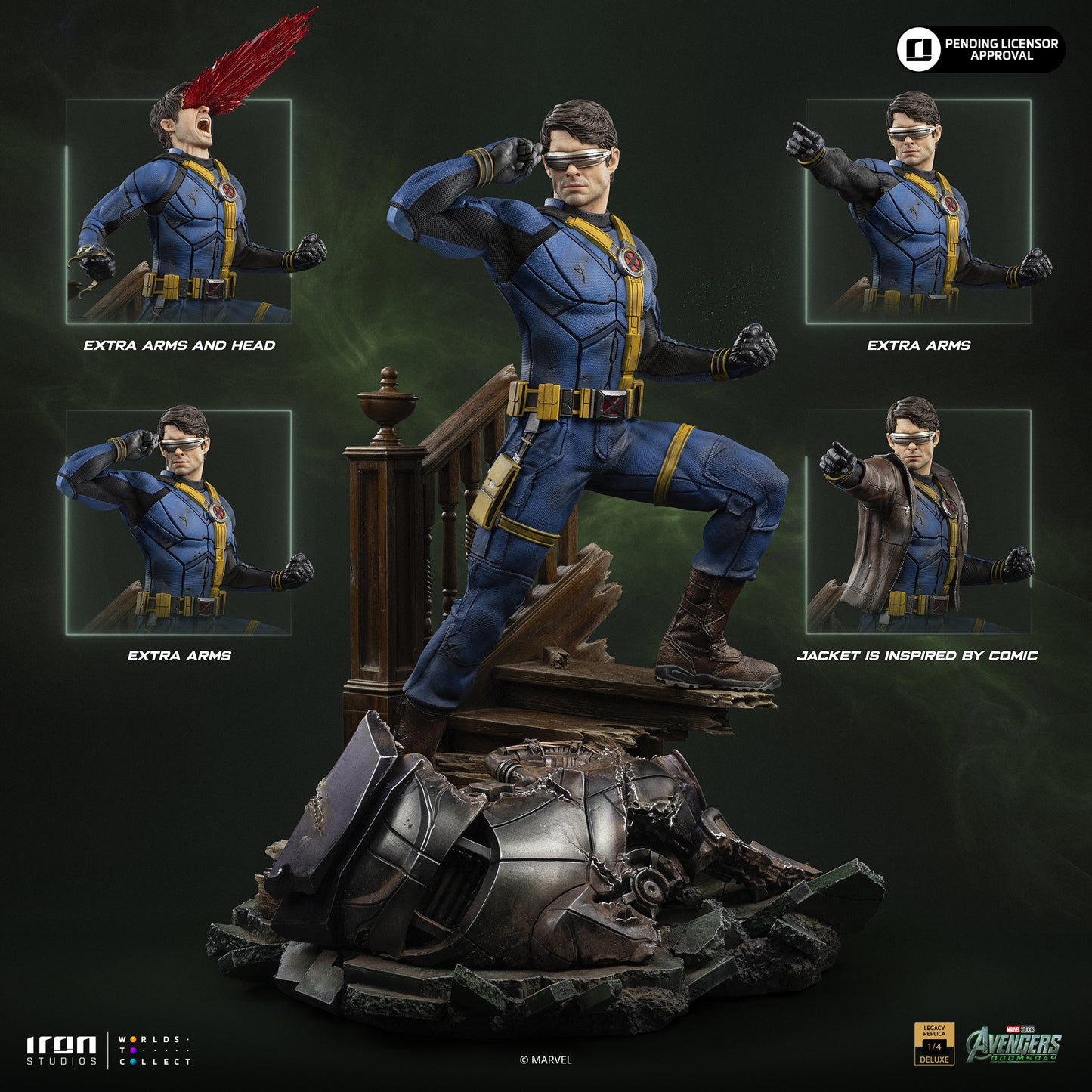 Cyclops Deluxe Avengers Doomsday 1/4 Scale Statue Pre-order