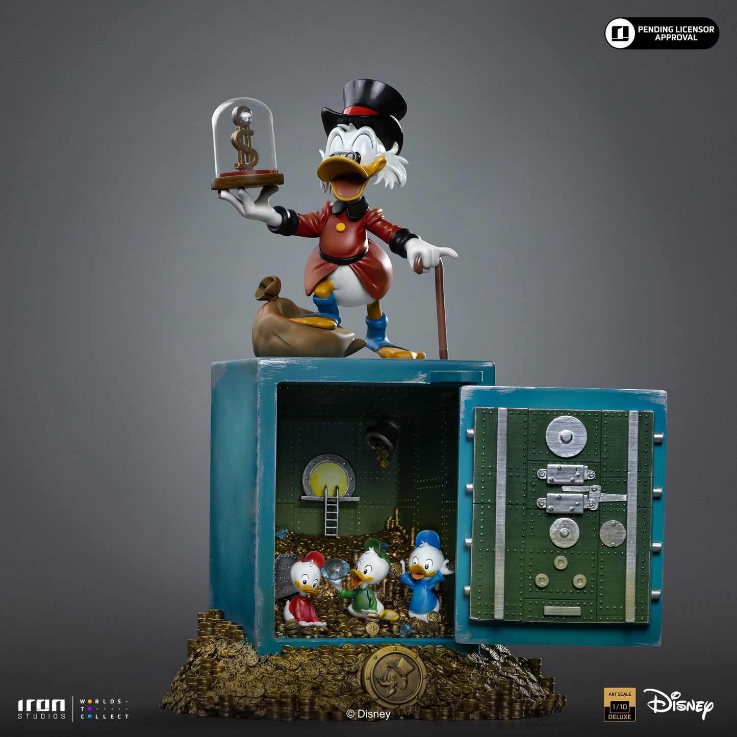 Uncle Scrooge Mcduck and Nephews DuckTales 1/10 Scale Statue Pre-order