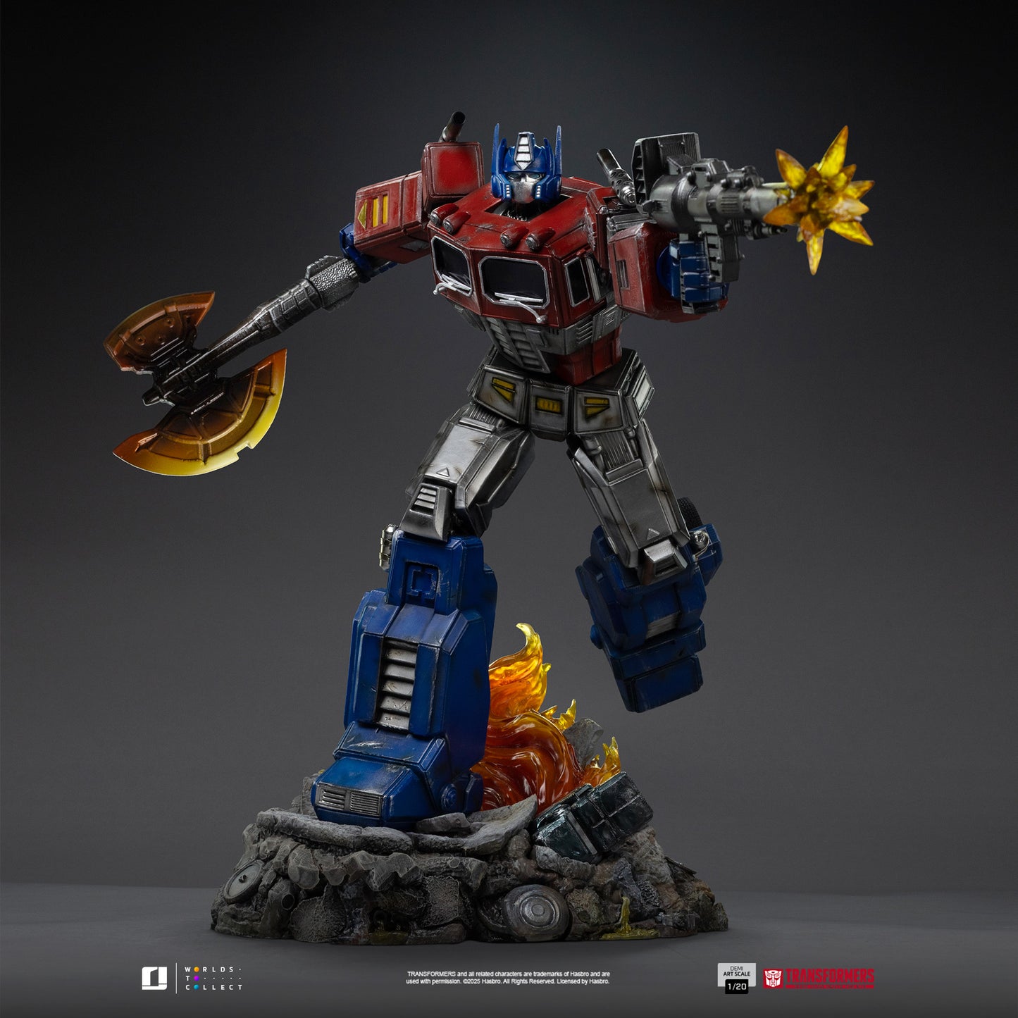 Optimus Prime Transformers 1/20 Scale Statue Pre-order