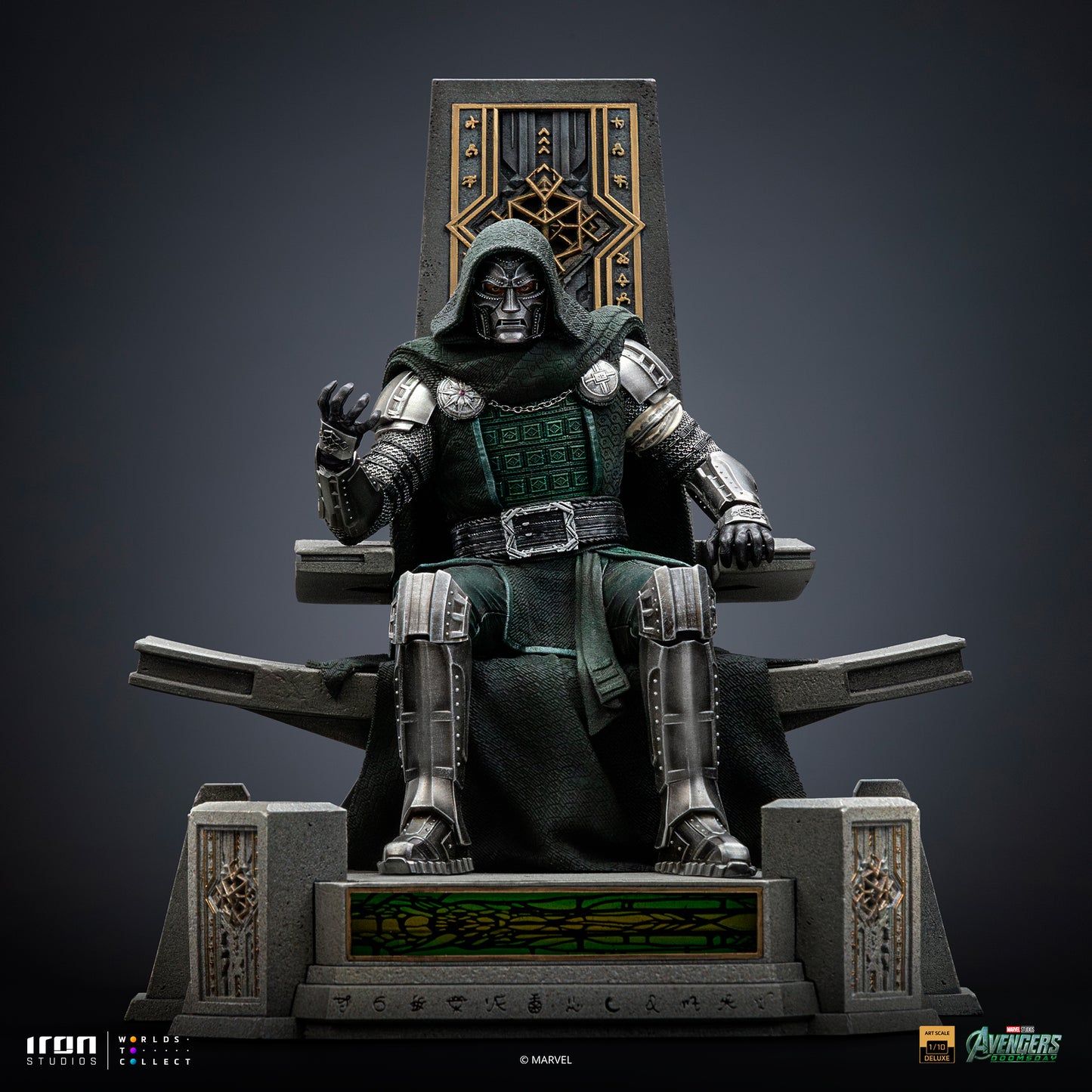 Doctor Doom on Throne Avengers Doomsday 1/10 Scale Statue Pre-order