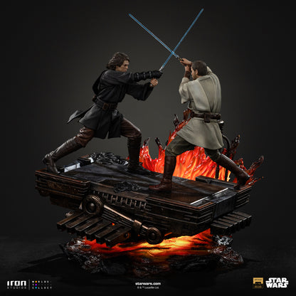 Anakin vs Obi-Wan Diorama Star Wars ROTS 1/10 Scale Statue Pre-order