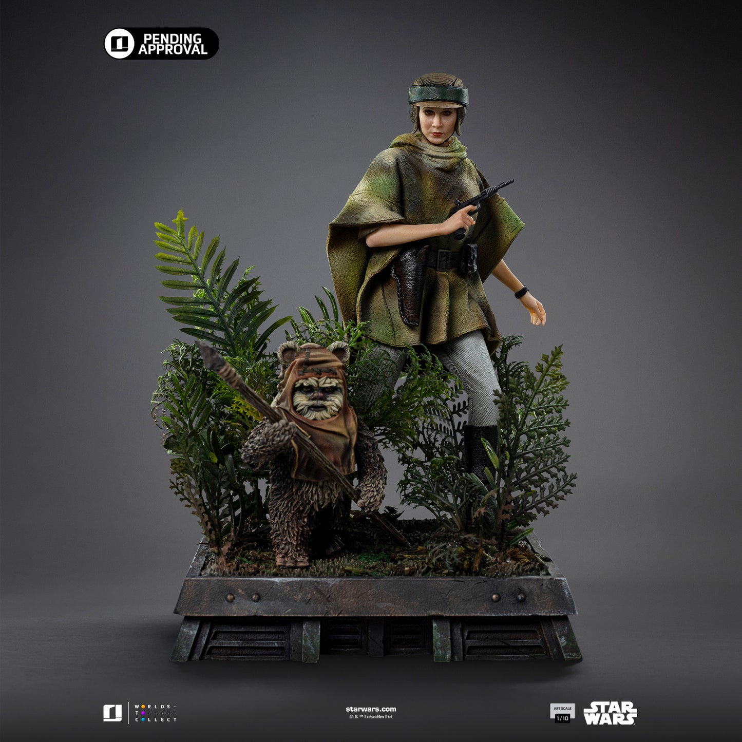 Leia and Wicket Star Wars ROTJ 1/10 Scale Statue Pre-order