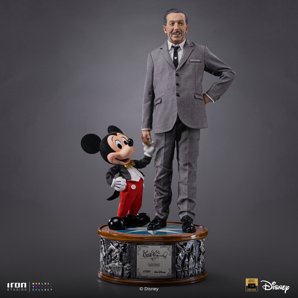 Walt Disney & Mickey Mouse Disney Classics 1/4 Scale Statue Pre-order