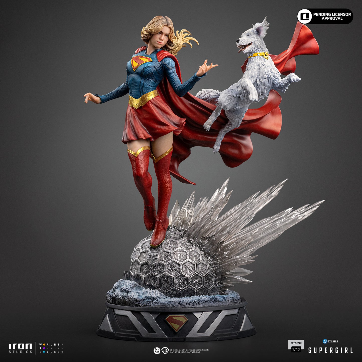 Supergirl & Krypto Supergirl Movie 1/10 Scale Statue Pre-order