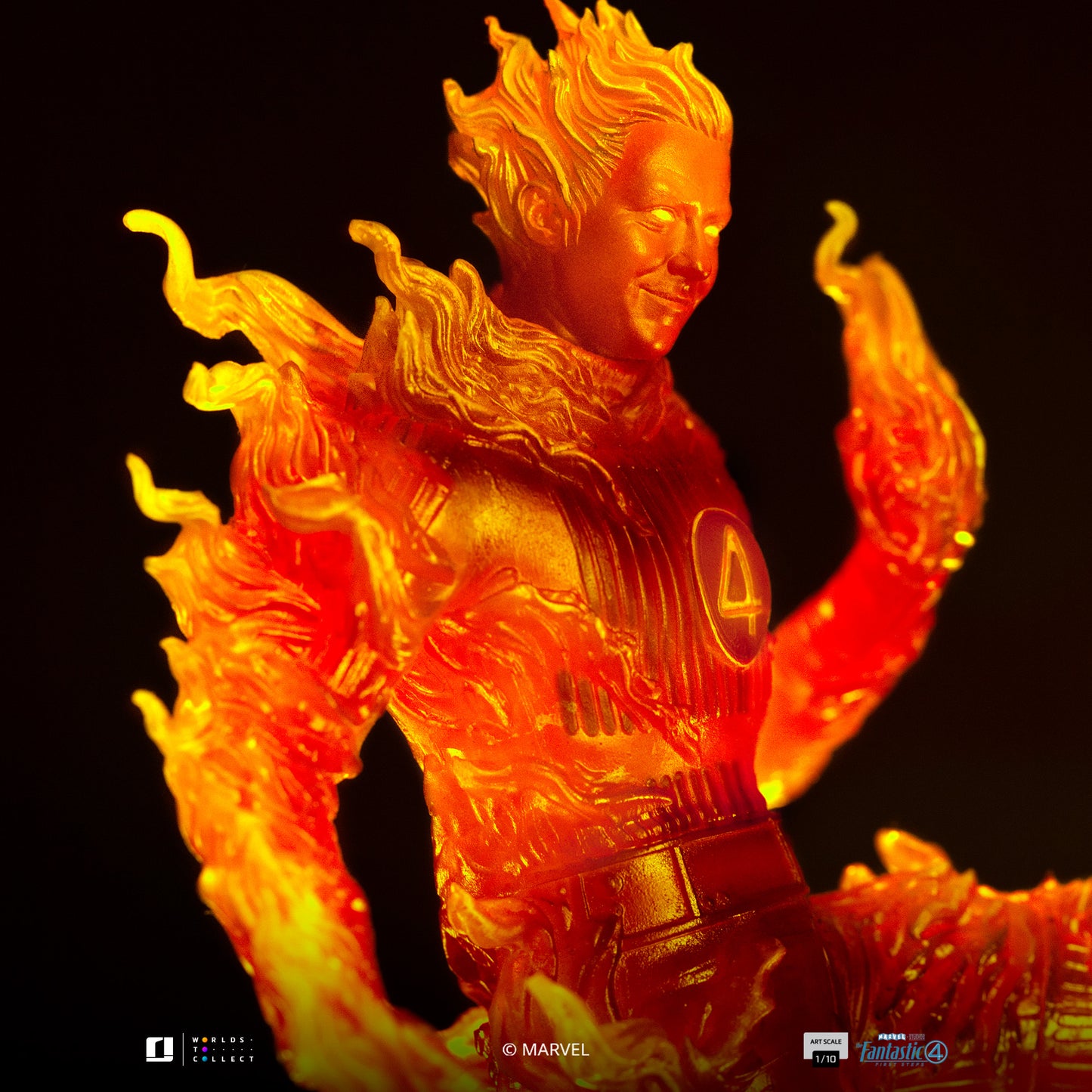 Human Torch Fantastic 4 1/10 Scale Statue Pre-order