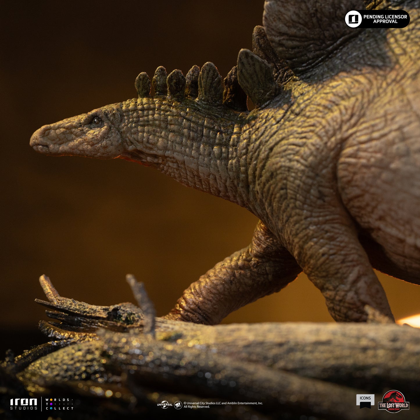 Stegosaurus The Lost World Jurassic Park Icons Non-scale Statue Pre-order