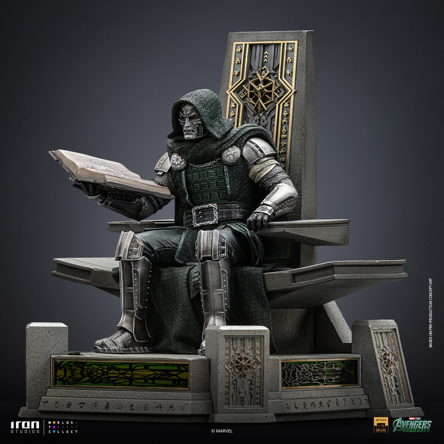 Doctor Doom on Throne Avengers Doomsday 1/10 Scale Statue Pre-order