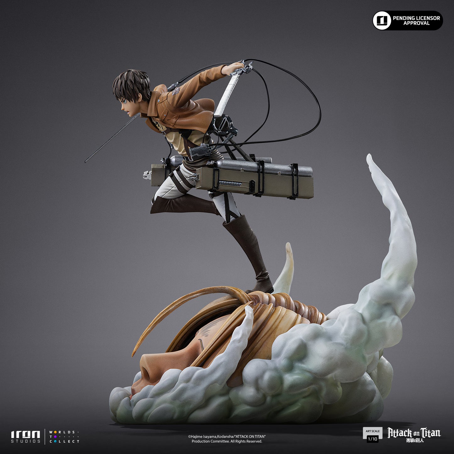 Eren Yeager Attack On Titan 1/10 Scale Statue Pre-order
