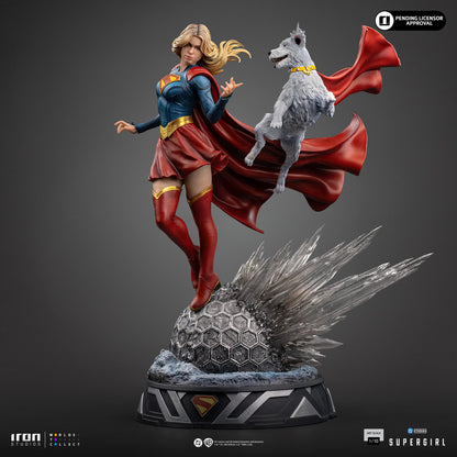 Supergirl & Krypto Supergirl Movie 1/10 Scale Statue Pre-order