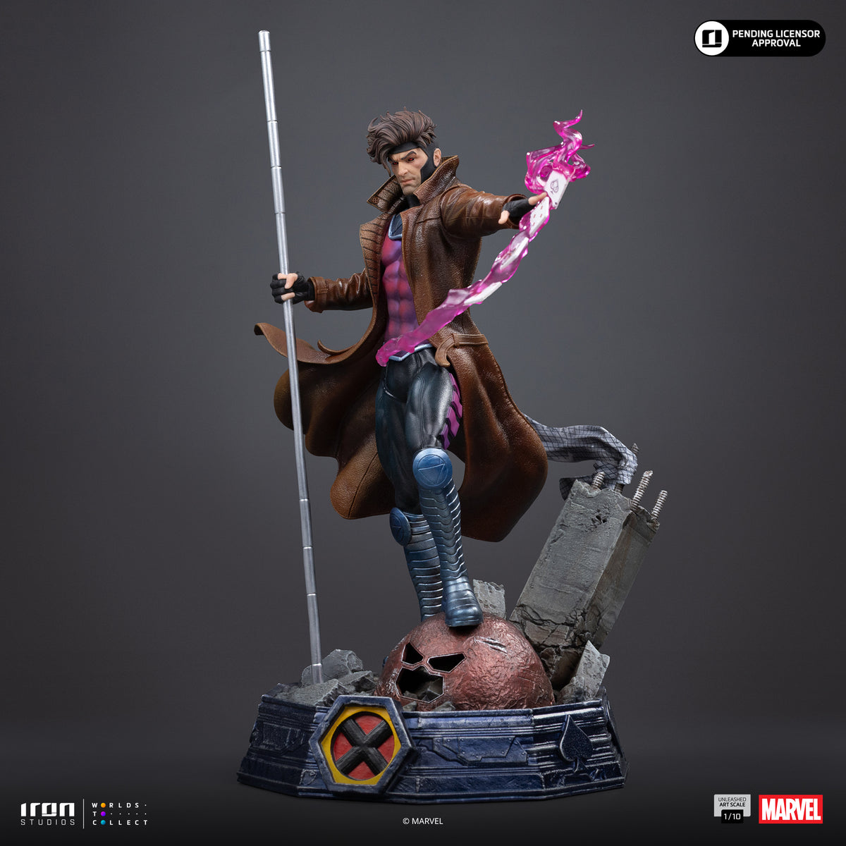 Gambit Unleashed X-Men 1/10 Scale Statue Pre-order