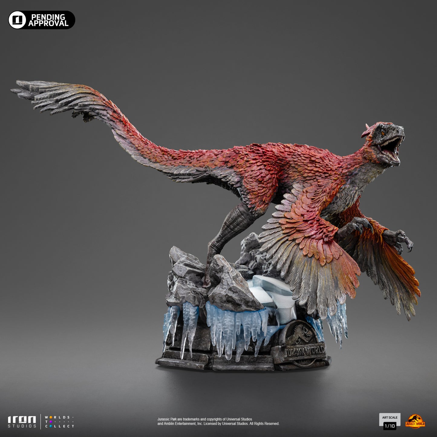 Pyroraptor Jurassic World Dominion 1/10 Scale Statue Pre-order