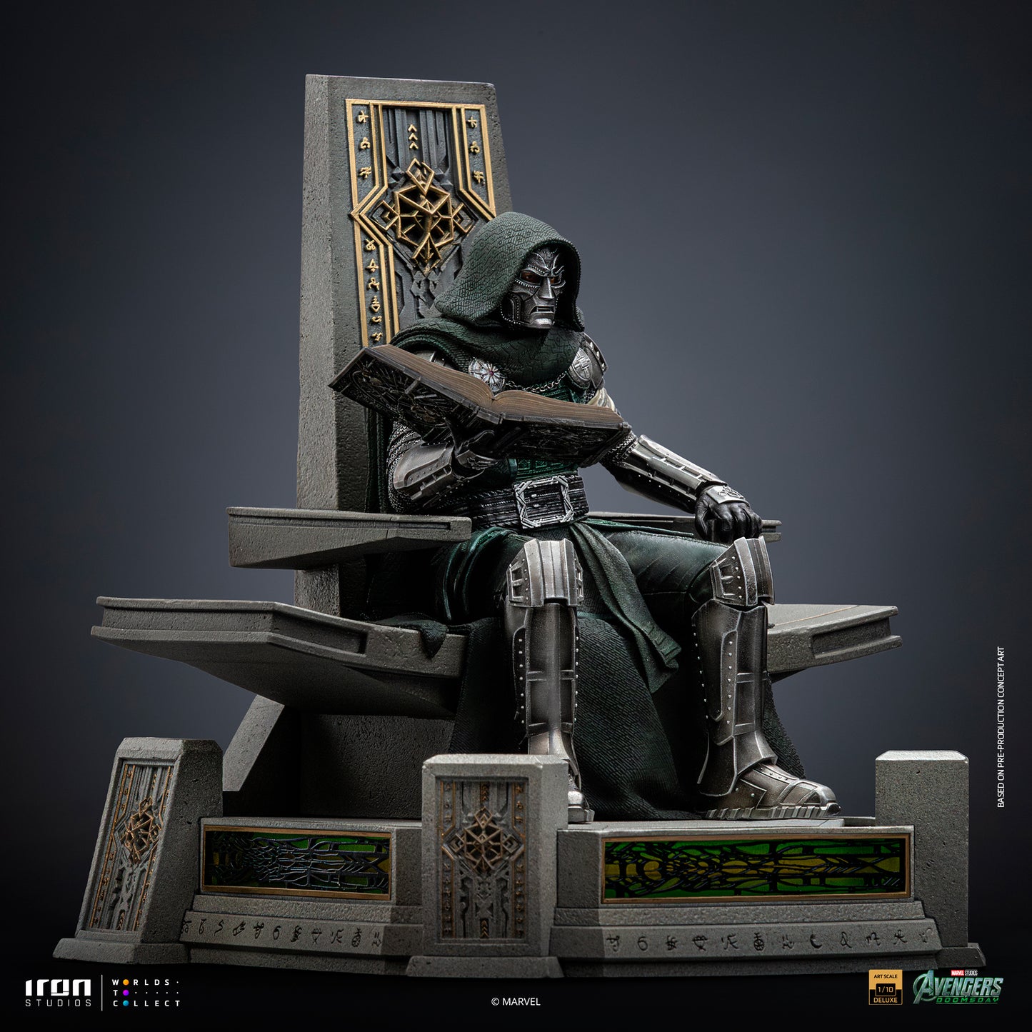 Doctor Doom on Throne Avengers Doomsday 1/10 Scale Statue Pre-order