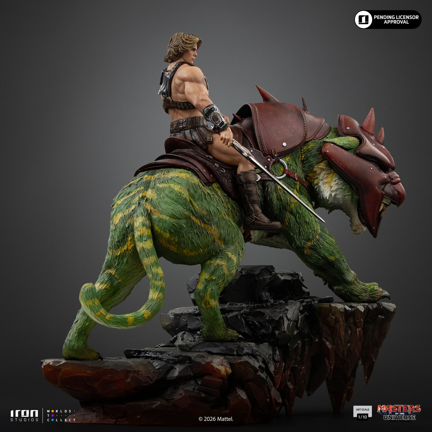 He-Man and Battlecat MOTU Movie 1/10 Scale Statue Pre-order