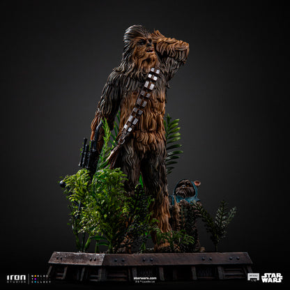 Chewbacca and Tokkat Star Wars ROTJ 1/10 Scale Statue Pre-order