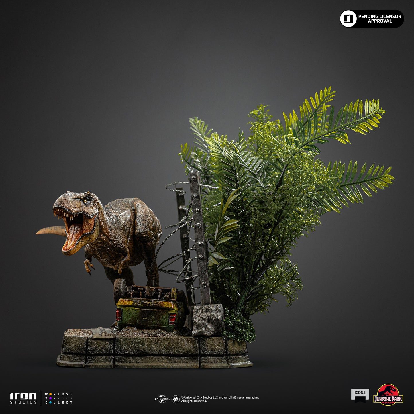T-Rex Breakout Set A Jurassic Park Non-Scale Statue Pre-order
