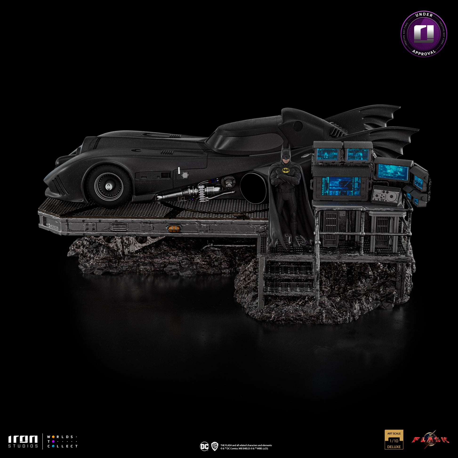 Batmobile The Flash Movie Iron Studios 1/10 Scale Statue Pre-order –  Superhero Lounge