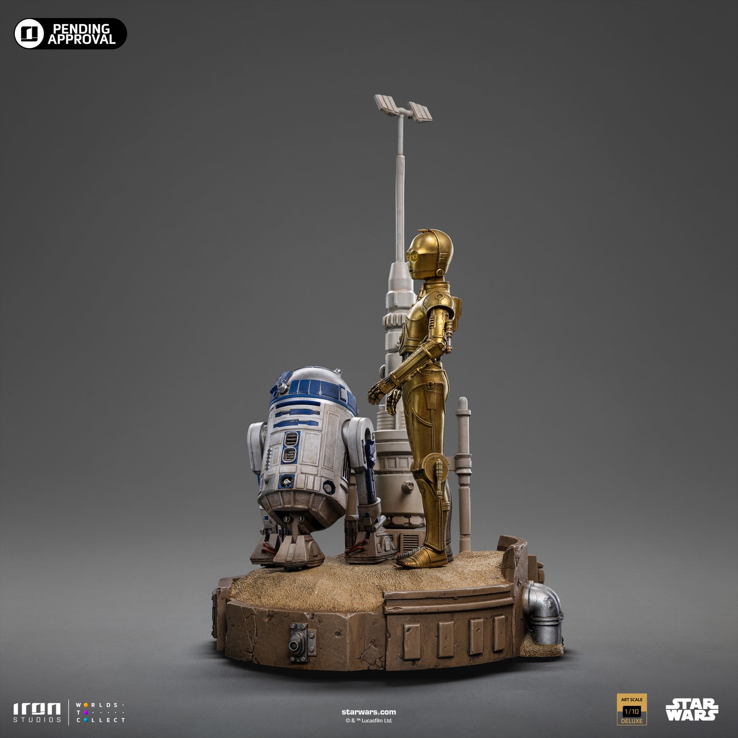 C3PO and R2D2 Droids Star Wars Iron Studios 1/10 Scale Statue Pre-order