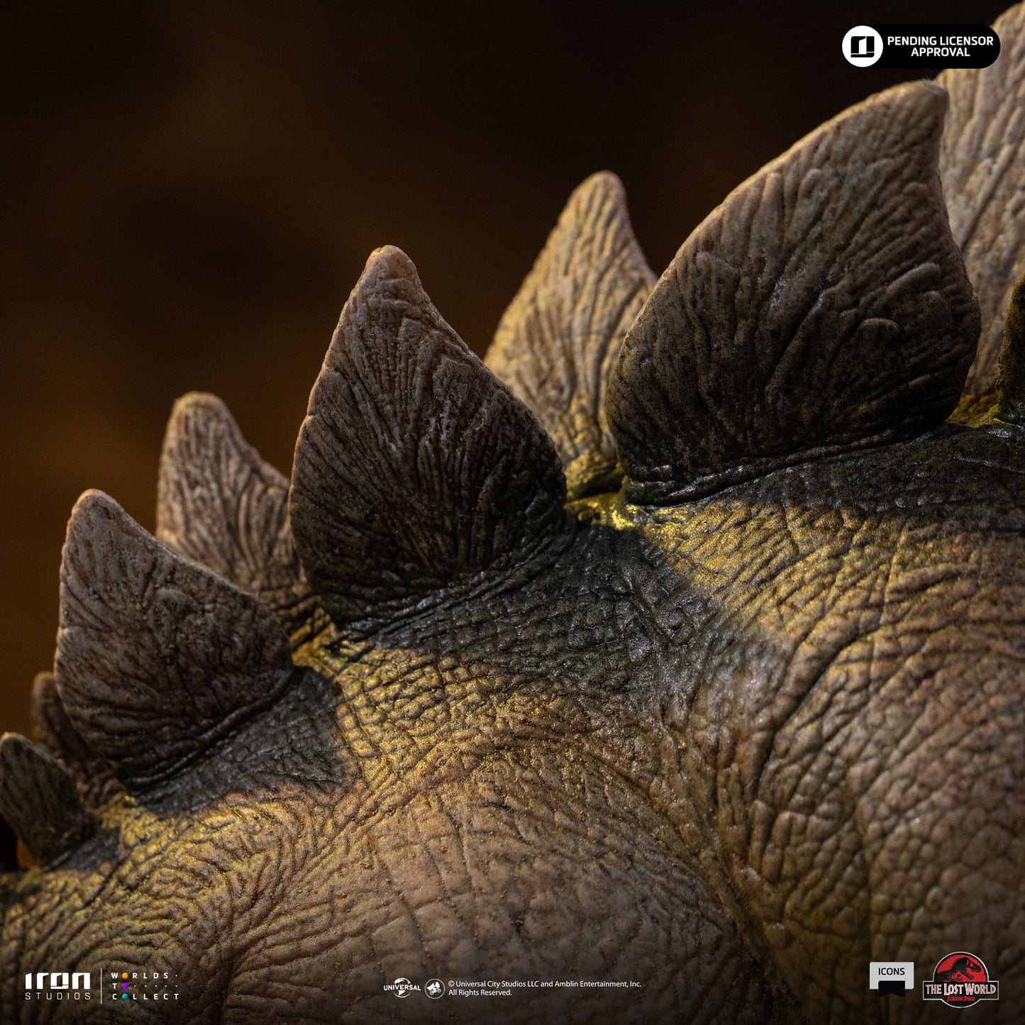 Stegosaurus The Lost World Jurassic Park Icons Non-scale Statue Pre-order