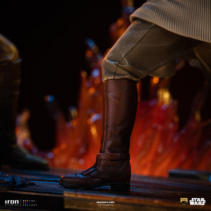 Anakin vs Obi-Wan Diorama Star Wars ROTS 1/10 Scale Statue Pre-order