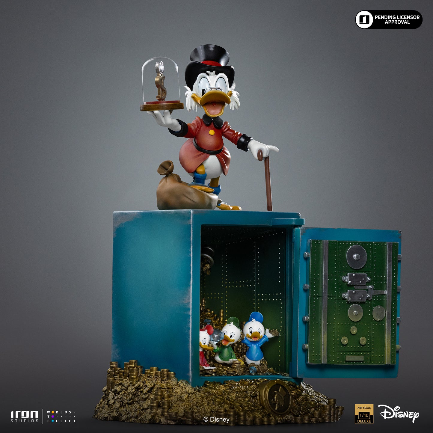 Uncle Scrooge Mcduck and Nephews DuckTales 1/10 Scale Statue Pre-order