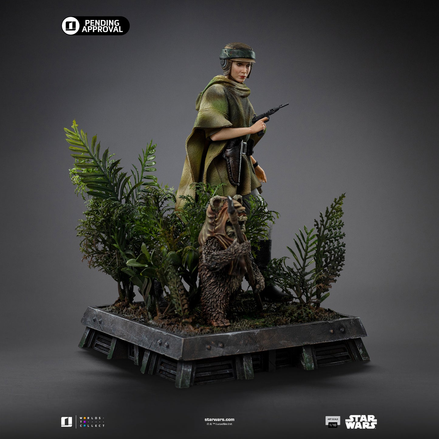 Leia and Wicket Star Wars ROTJ 1/10 Scale Statue Pre-order