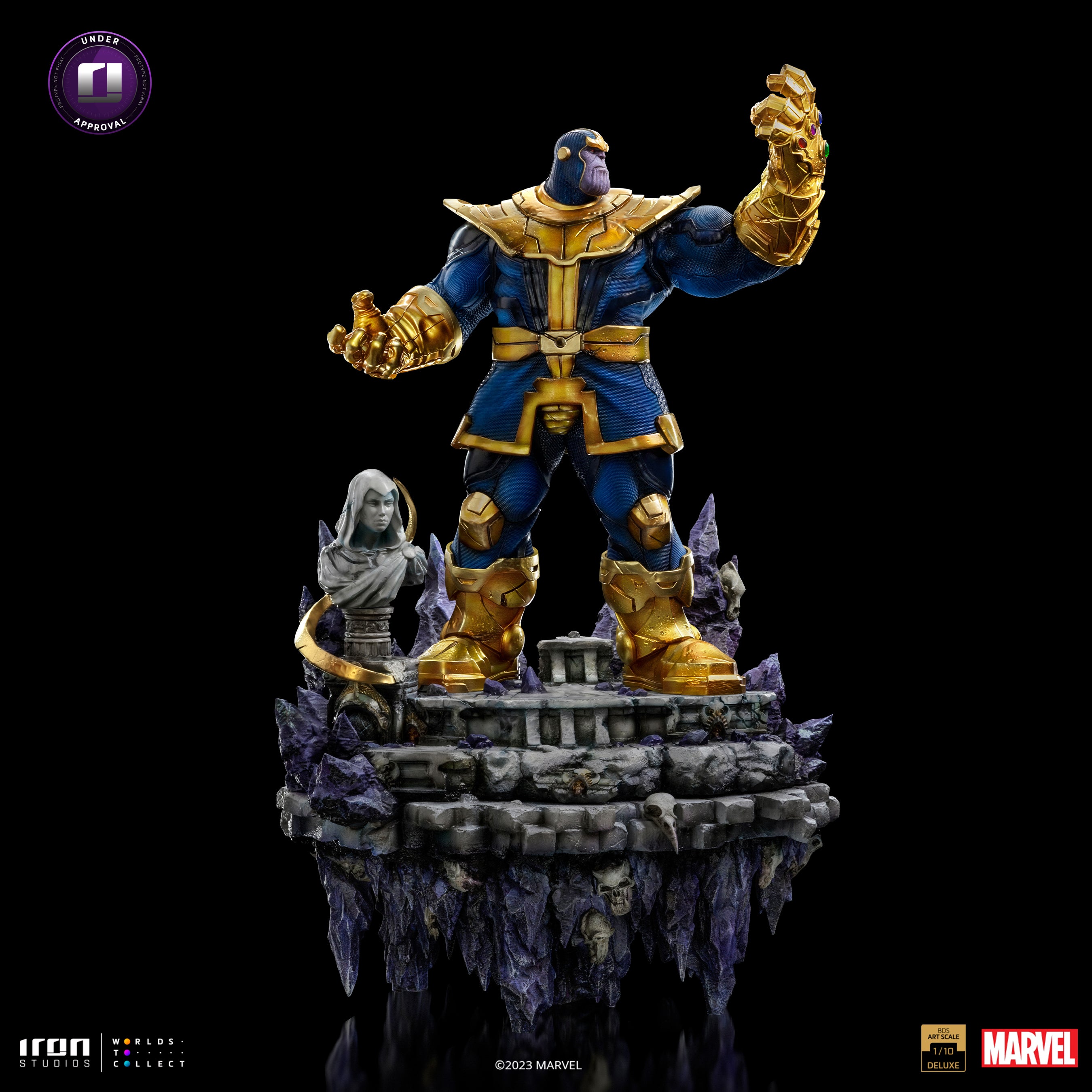 Thanos action figure iron outlet studios