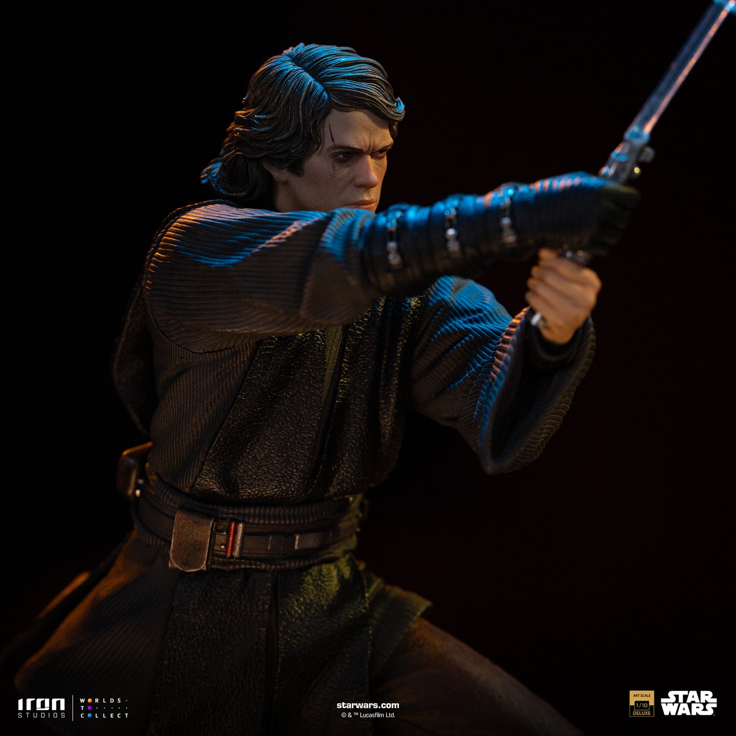 Anakin vs Obi-Wan Diorama Star Wars ROTS 1/10 Scale Statue Pre-order