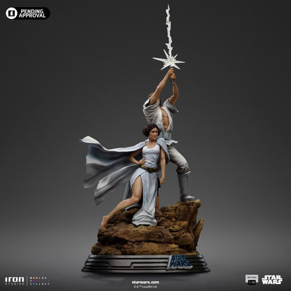 Luke and Leia Movie Poster Star Wars 1/10 Scale Statue Pre-order