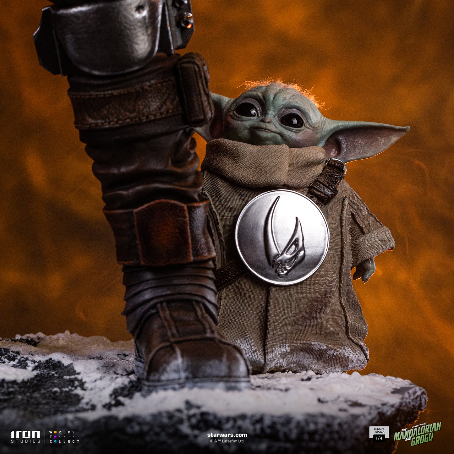 The Mandalorian and Grogu The Mandalorian and Grogu Movie 1/4 Scale Statue Pre-order