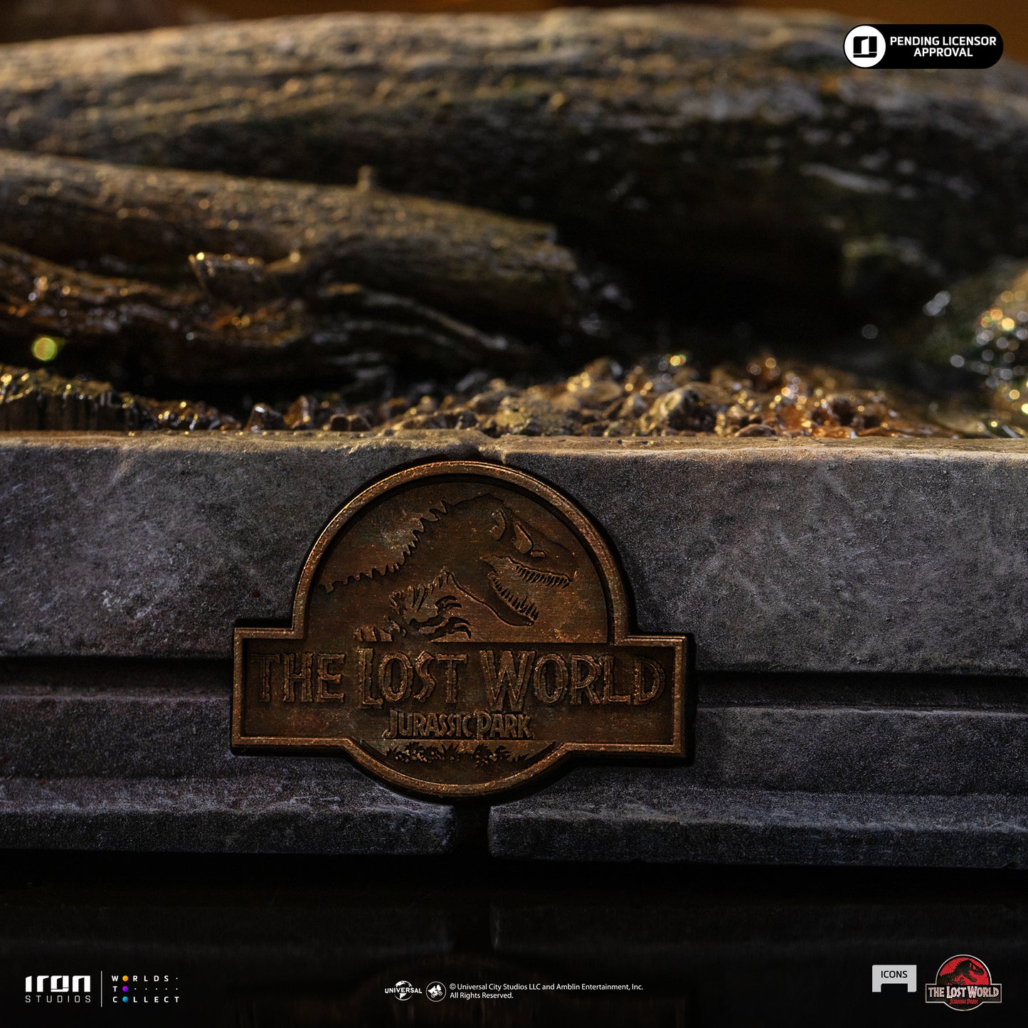 Stegosaurus The Lost World Jurassic Park Icons Non-scale Statue Pre-order