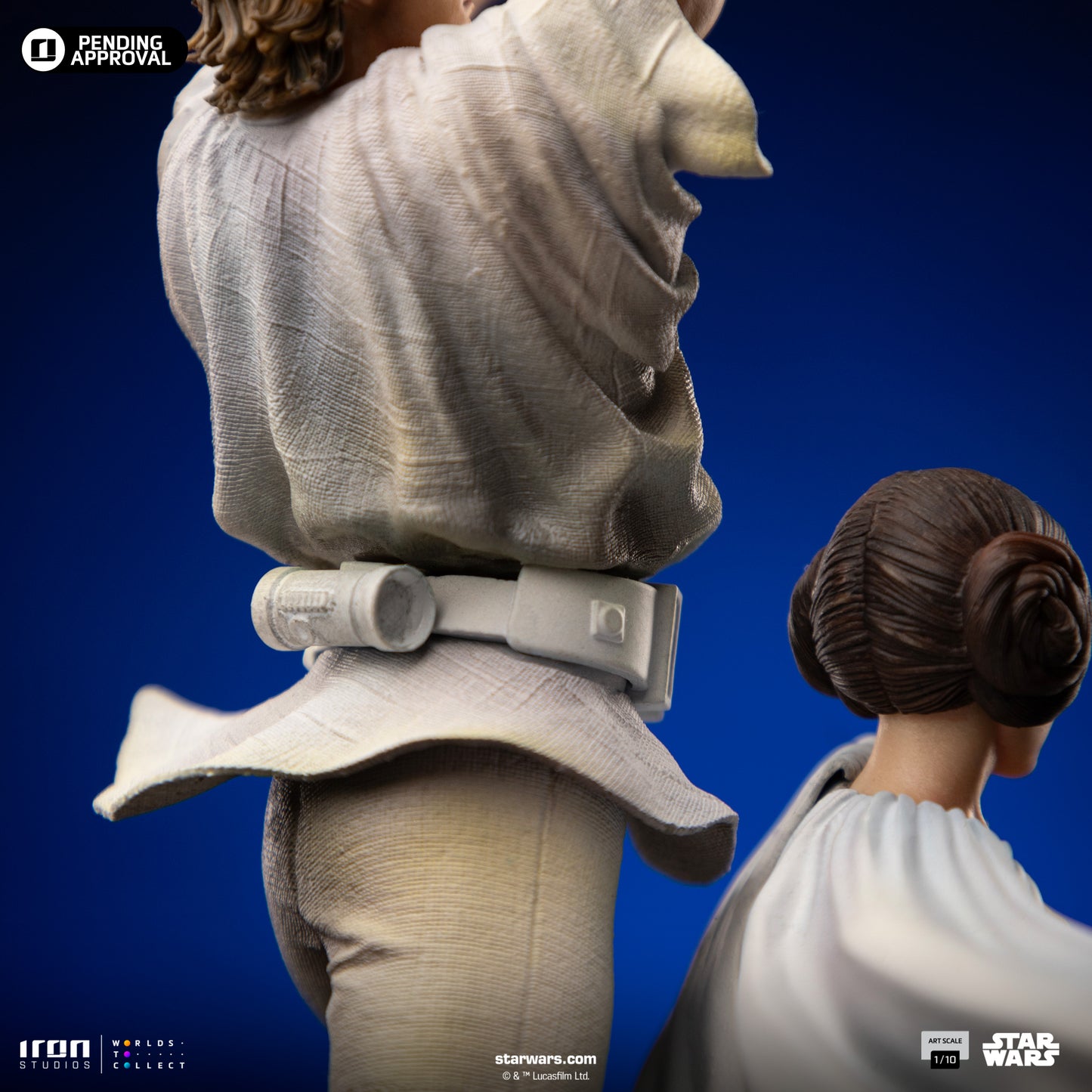 Luke and Leia Movie Poster Star Wars 1/10 Scale Statue Pre-order