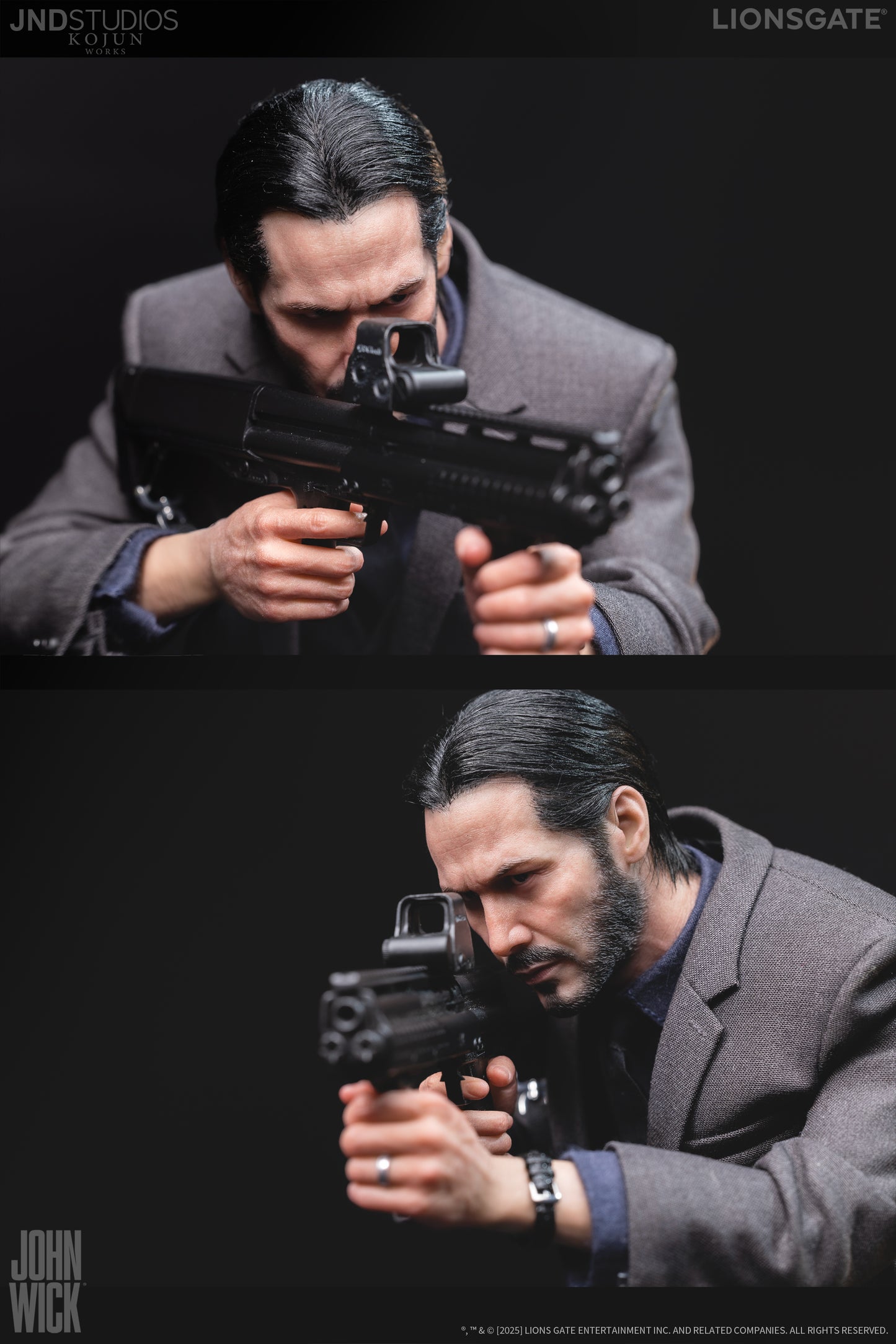 John Wick Type C John Wick 1 and 4 Set 1/6 Scale Action Figure Pre-order