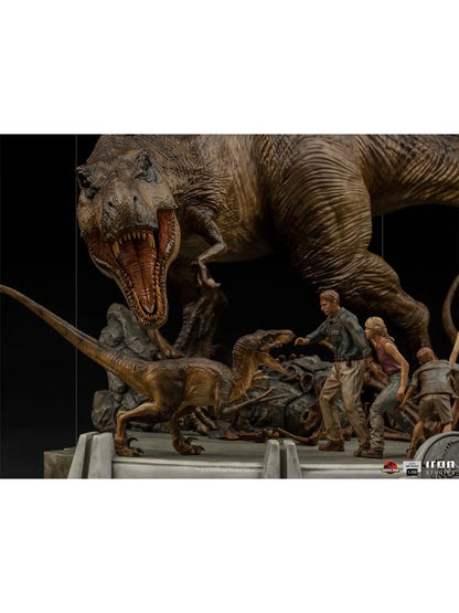 Jurassic Park The Final Scene Diorama 1/20 Scale Statue