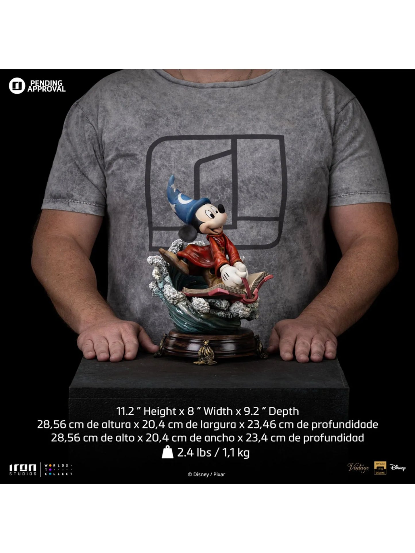 Sorcerer Mickey Mouse Disney 1/10 Scale Statue Pre-order