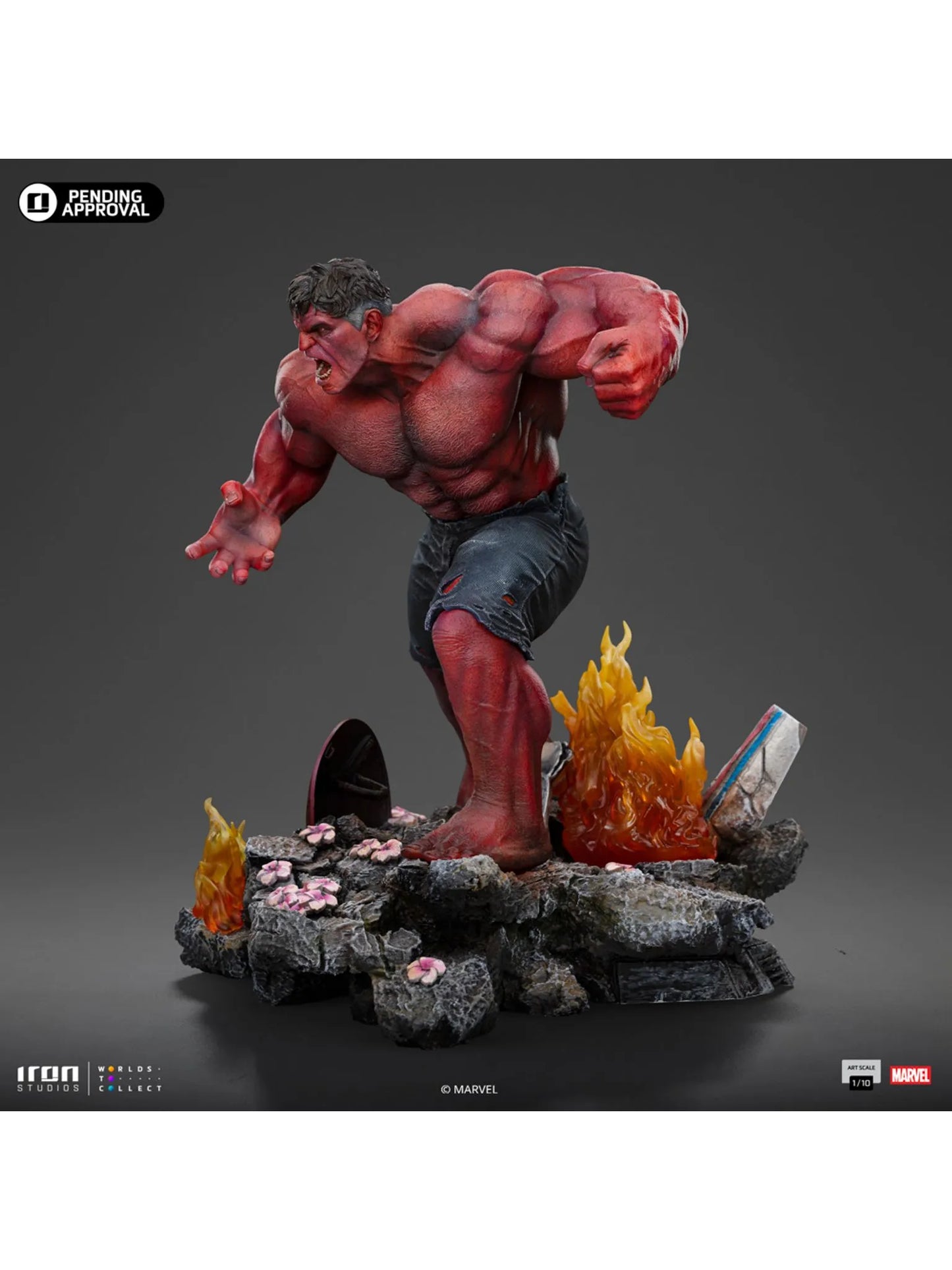 Red Hulk Captain America Brave New World 1/10 Scale Statue Pre-order