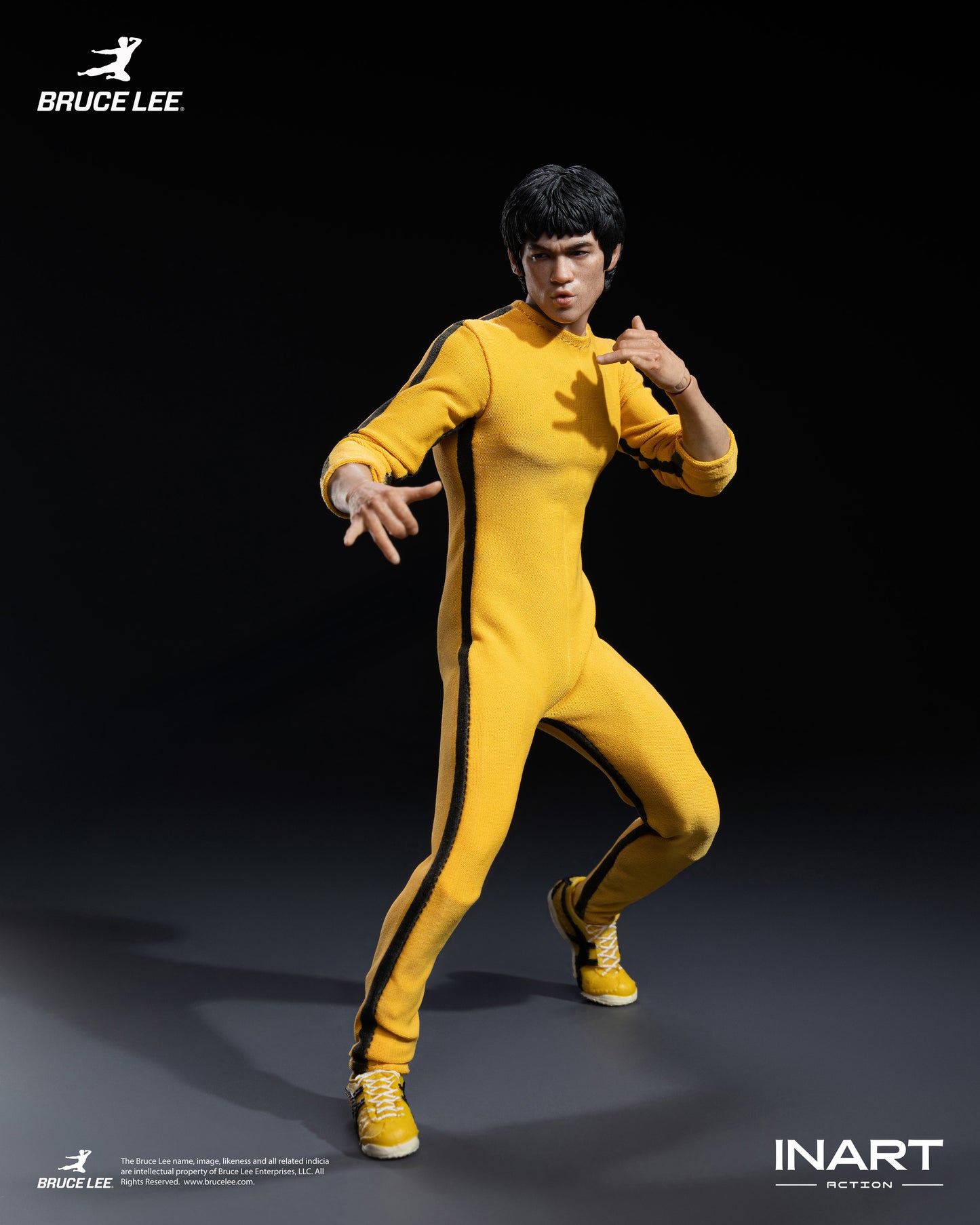 Bruce Lee Yellow Jump Suit 1/12 Scale Action Figure Pre-order