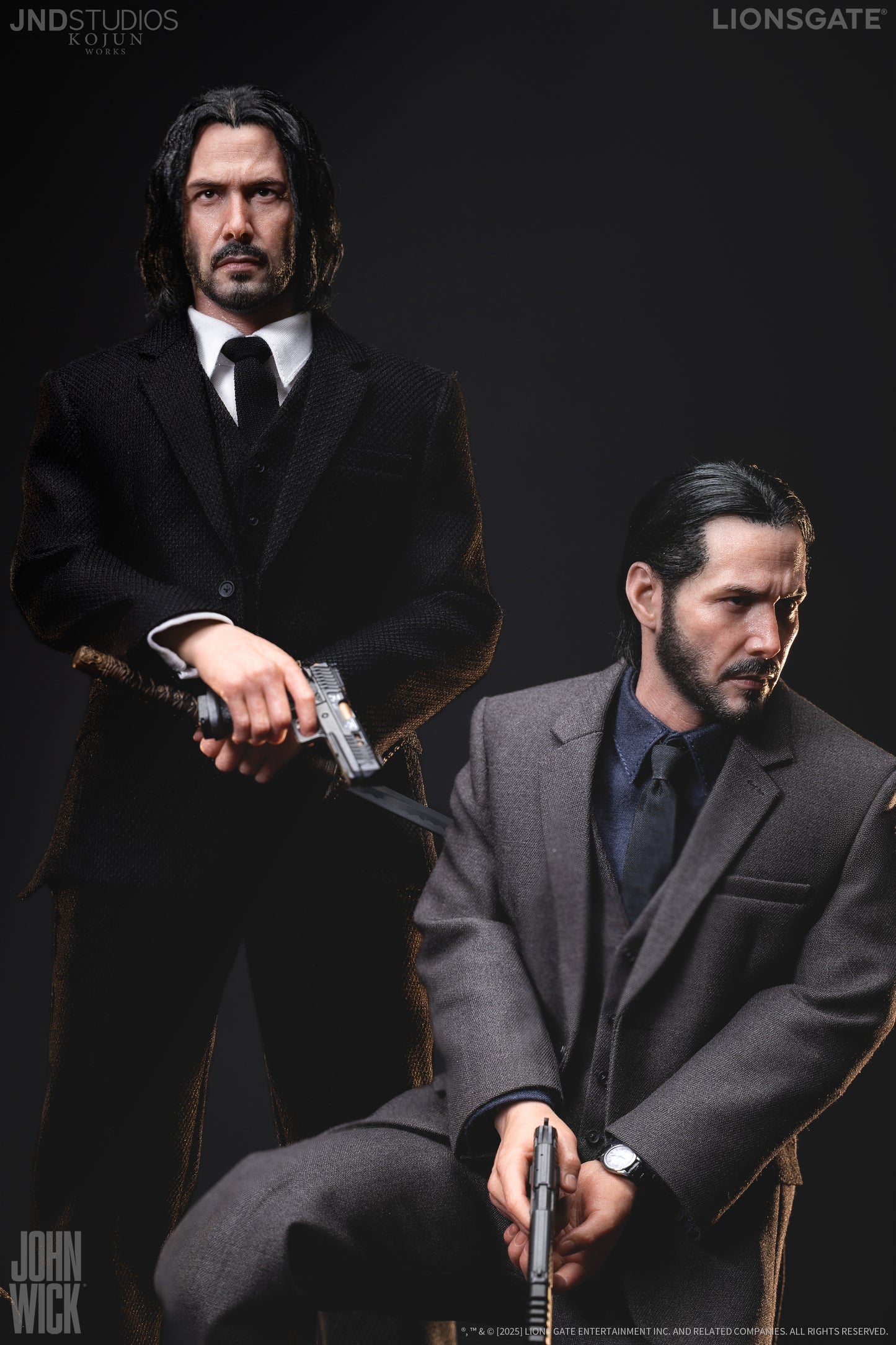 John Wick Type C John Wick 1 and 4 Set 1/6 Scale Action Figure Pre-order