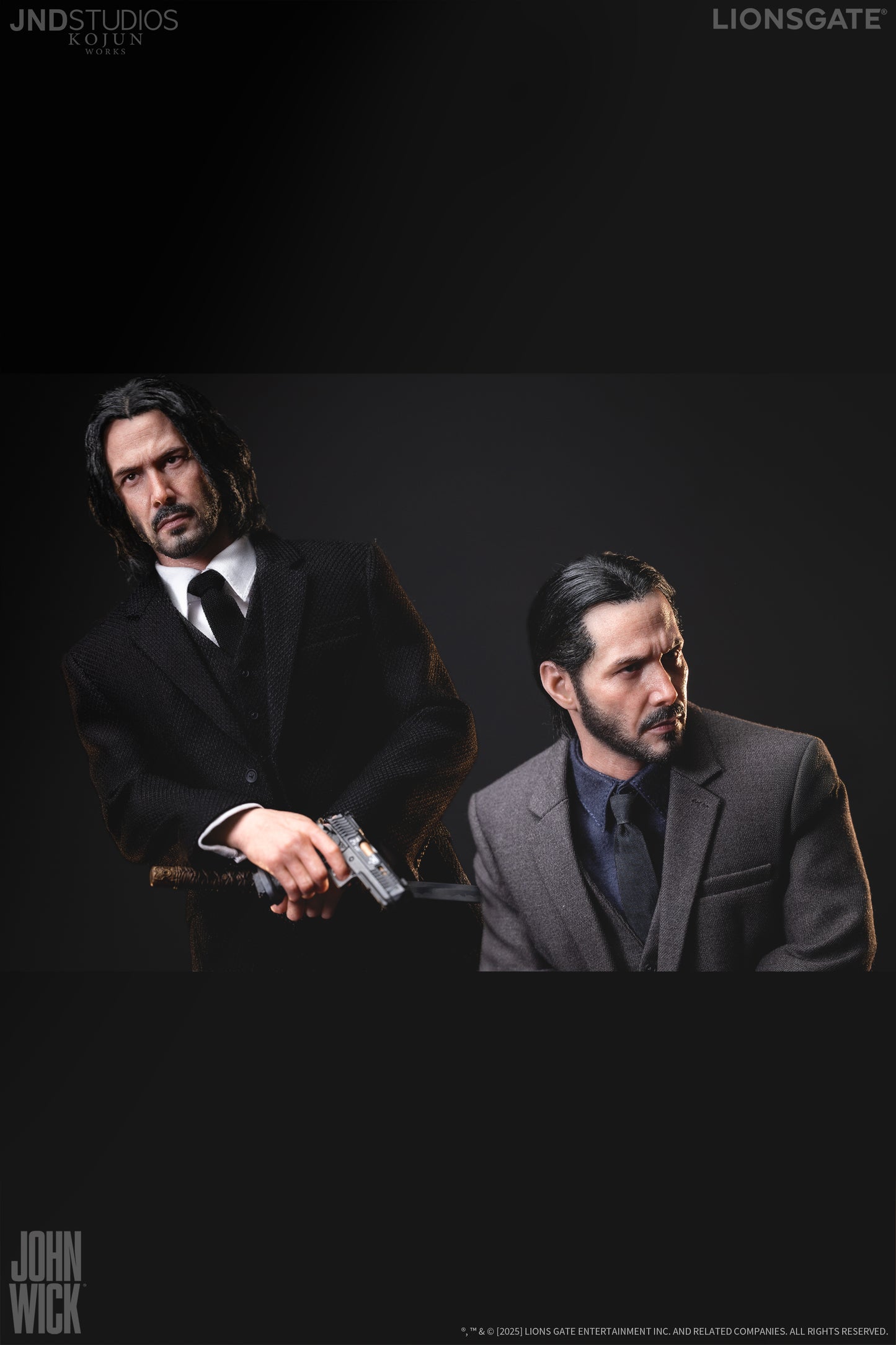 John Wick Type C John Wick 1 and 4 Set 1/6 Scale Action Figure Pre-order