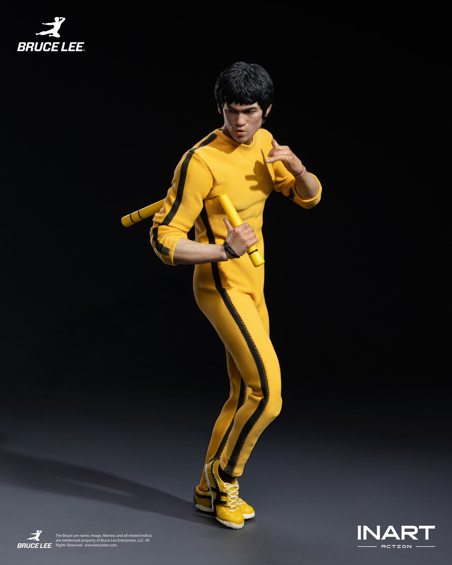 Bruce Lee Yellow Jump Suit 1/12 Scale Action Figure Pre-order