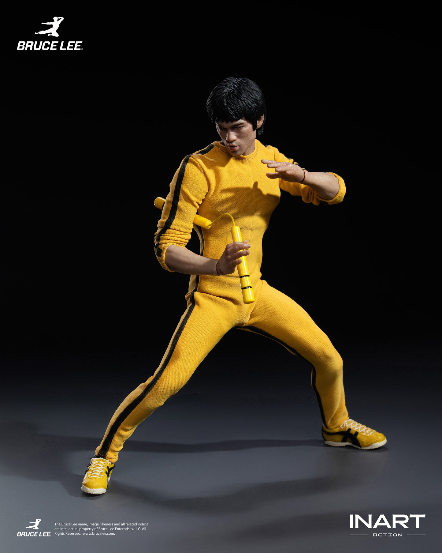 Bruce Lee Yellow Jump Suit 1/12 Scale Action Figure Pre-order