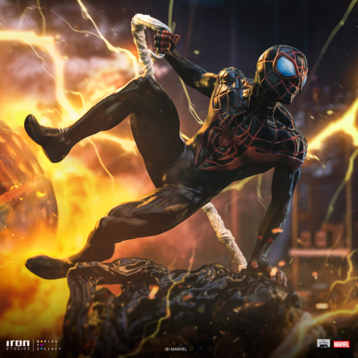 Spider-Man Estatua Iron Studios Estatua Spider-Man Vs Villains 1/10 – 28 Cm De Altura, Licencia Oficial Marvel, Detalle Artesanal, Base Con Venom Spider-Man Estatua Iron Studios Estatua Spider-Man Vs Villains 1/10 – 28 Cm De Altura, Licencia Oficial Marvel, Detalle Artesanal, Base Con Venom