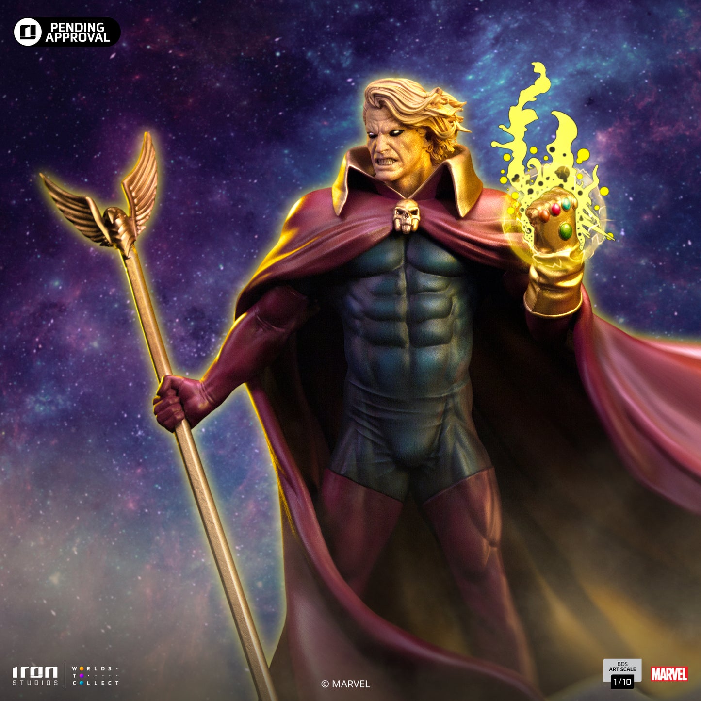 Adam Warlock Infinity Gauntlet 1/10 Scale Statue Pre-order