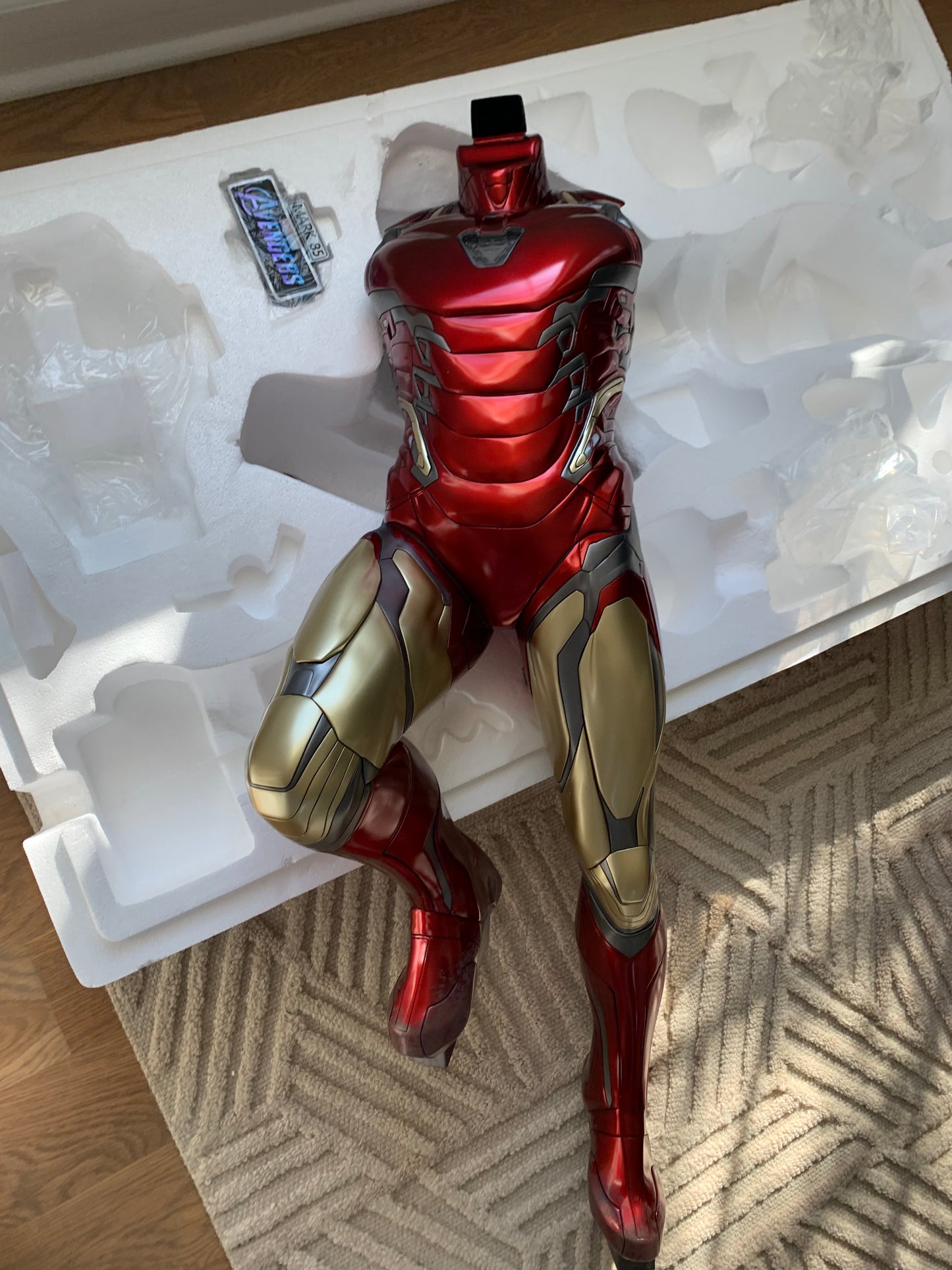 Iron Man Mark 85 Queen Studios 1/2 Scale Statue - Damaged - Figure Only