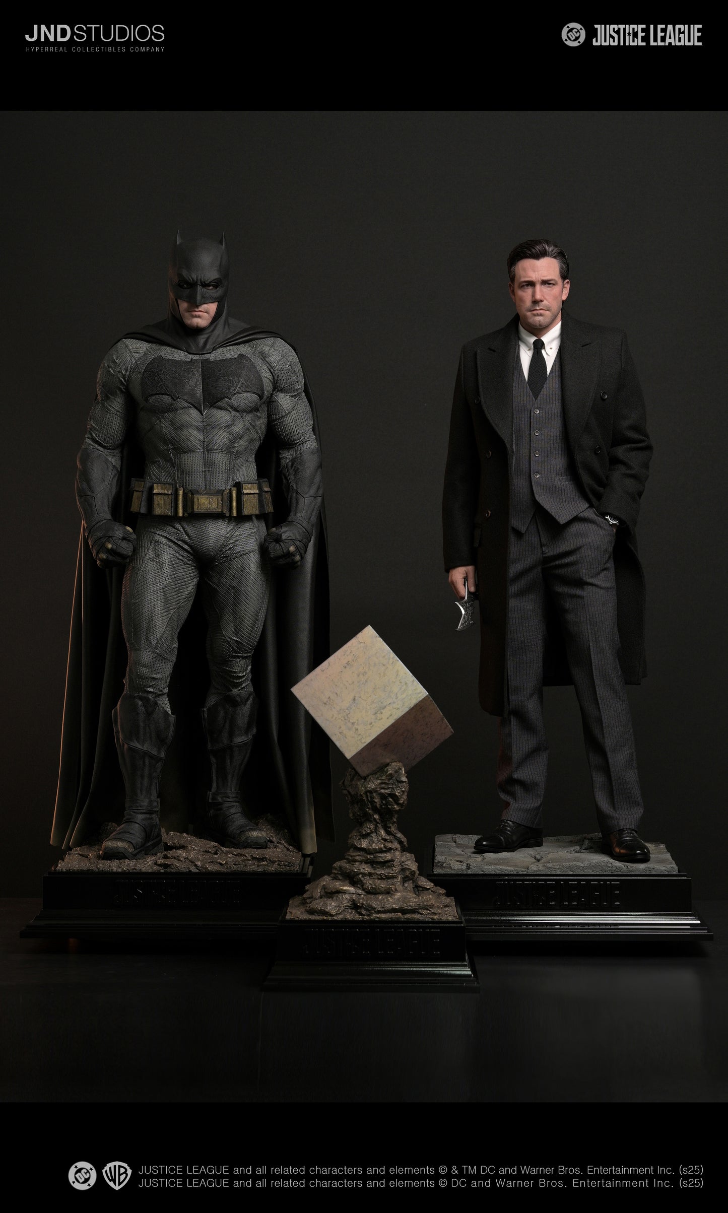 Batman and Bruce Wayne Justice League Dual Version 1/3 Scale Statue Pre-order