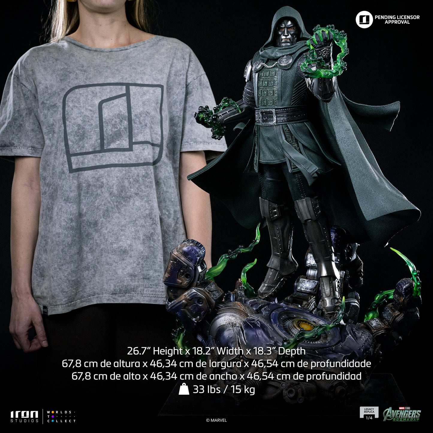 Doctor Doom Avengers Doomsday 1/4 Scale Statue Pre-order