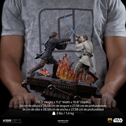 Anakin vs Obi-Wan Diorama Star Wars ROTS 1/10 Scale Statue Pre-order