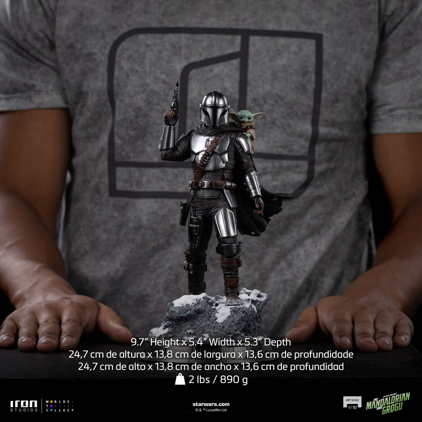 Mandalorian and Grogu The Mandalorian and Grogu Movie 1/10 Scale Statue Pre-order