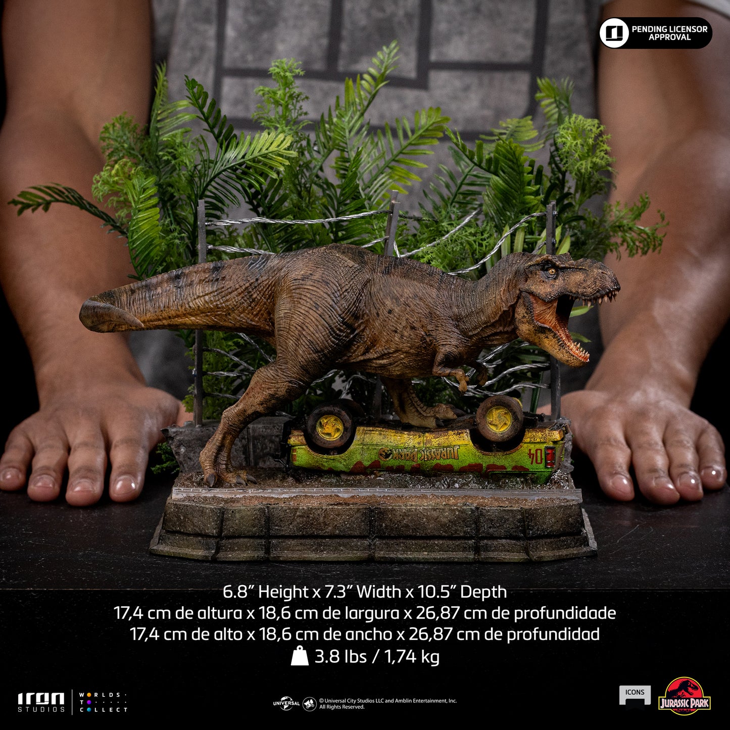 T-Rex Breakout Set A Jurassic Park Non-Scale Statue Pre-order